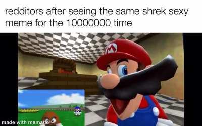 the shrek meme is unfunny as hell