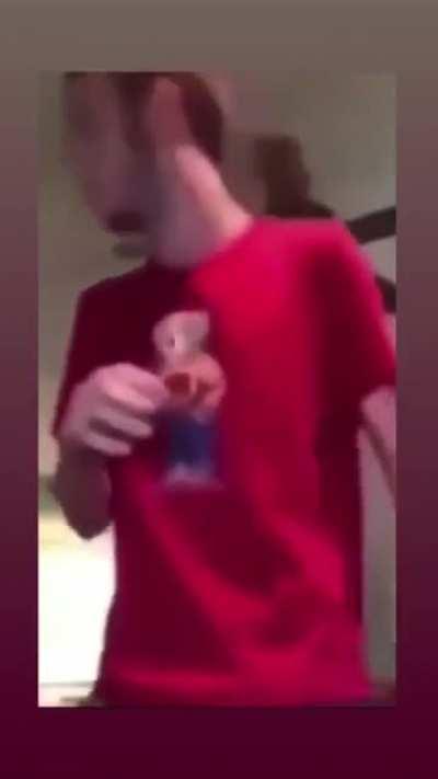 He's feeling it! Stay high and let that gun click.