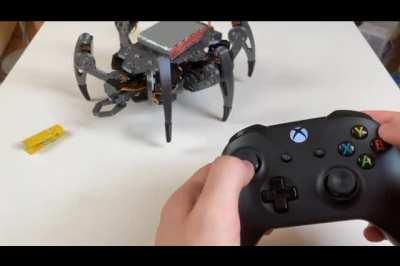 Hexapod Robot with Raspberry Pi Zero and Gamepad Support