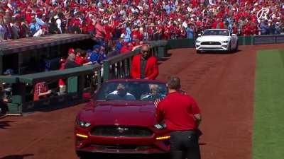 [Highlight] [Highlight] The Cardinals Hall of Famers return to Busch Stadium
