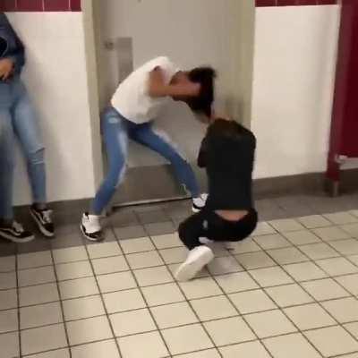 Kids Fighting in Washroom