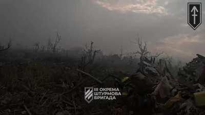 UA POV: Soldiers of the 3rd company of the 1st Assault Infantry Battalion of the 3rd Separate Assault Brigade fighting in the ruins of Andriivka