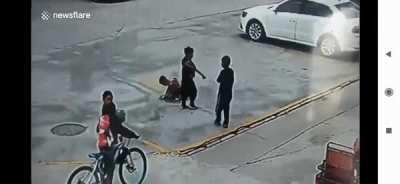 Firecracker + manhole = ???