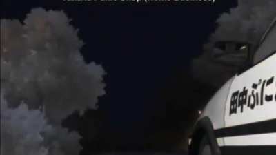 Rare footage of Takumi driving when 12