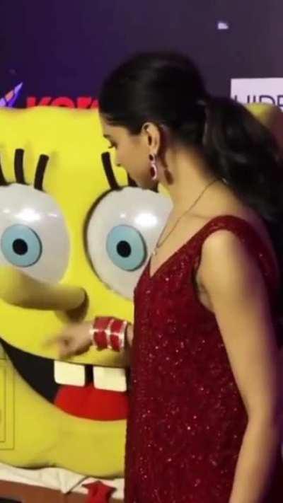 Deepika Padukone is playing with my cock.