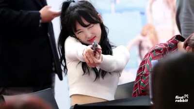 Nayeon shoots at you