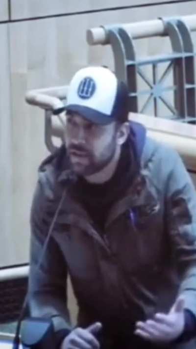 Addressing local government officials.