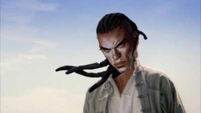 I think it's quite clear that this should be a voice interaction between cards in the game haha