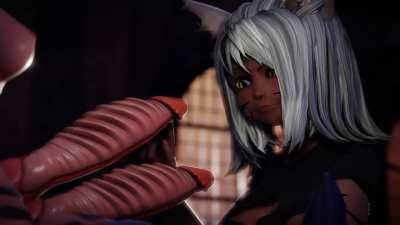 Dragon futa and thirsty elf