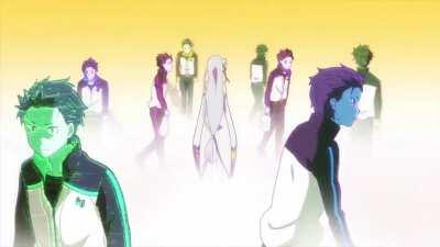 I put Fire Force OP 4 over Re:Zero OP 1 and they mashed together pretty well