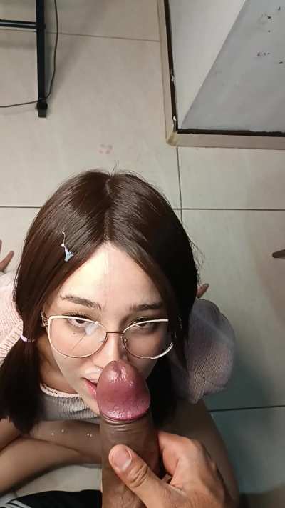 My glasses are dripping with your cum… guess I’ll need help cleaning them 😮‍💨