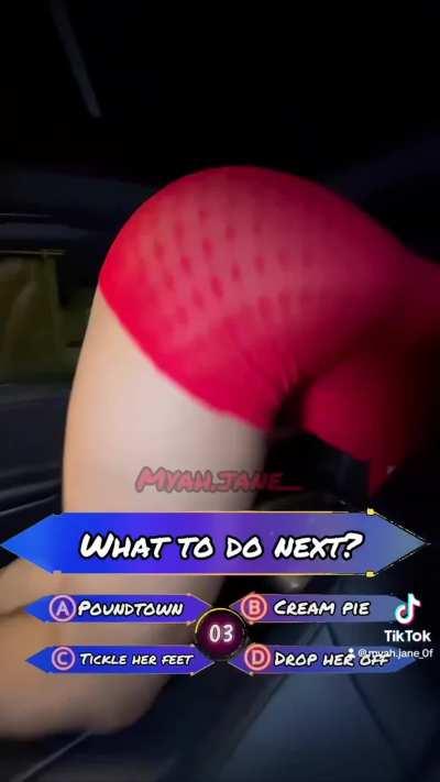 What are you choosing?