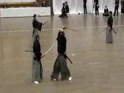 How fast a Master Swordsman can draw his Katana.