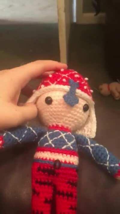 The truth is revealed. (Alternative title: when you can’t afford merch so your mum makes you some.)