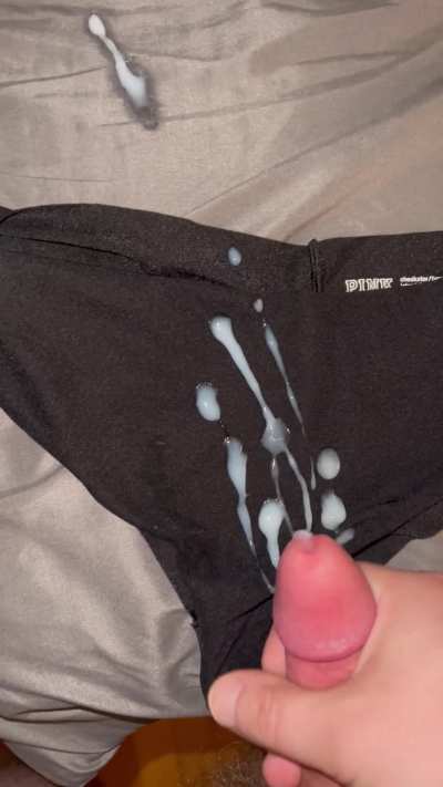 Nut on wife’s panties