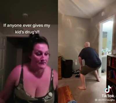 Grown ass man shaking his ass