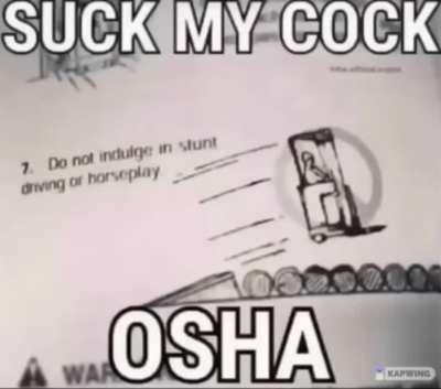 OSHA can’t tell me what to do