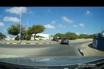 And now: Driving off a platform