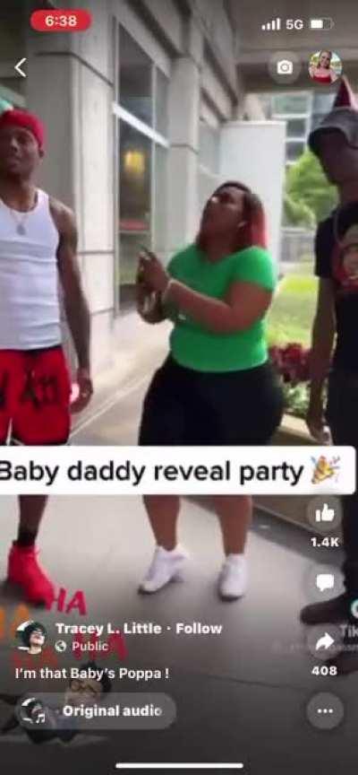 Baby daddy reveal