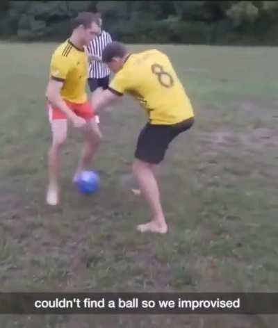 Травмбол с шаром для боулинга