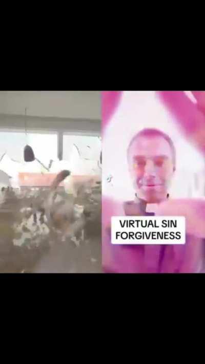 Virtual sin forgiveness ✝️⛪️🥶