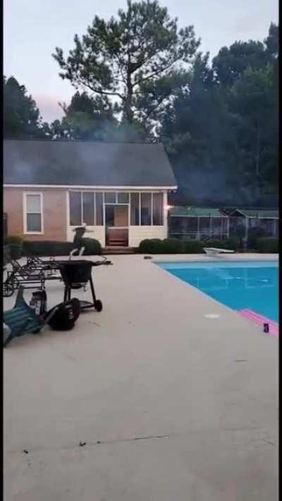 Drunk roman candle fight