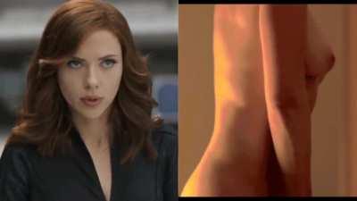 Scarlett Johansson - Superhero Dressed vs Undressed