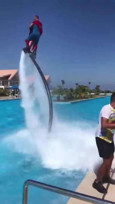 Take a ride with Superman