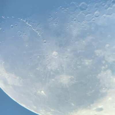 Captured ISS transit This morning 120x magnification