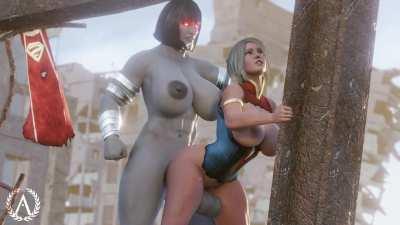 Supergirl gets fucked by Futa Female Darkseid (Amazonium) [DC]