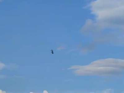 Unintentional abrupt manoeuvre from Patrouille Suisse Display Puma 