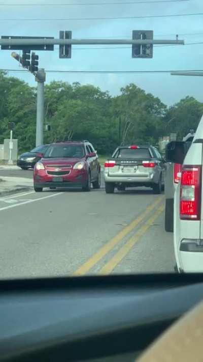 Sir, that’s not a turning lane.