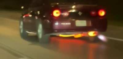 Bro is holding the X button on his DualShock 3 to go faster