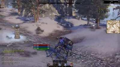 So I got transformed into a deer and and my Nix-Ox mount pulled the ol' Uno reverse card on me