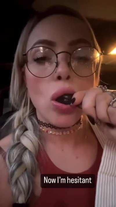 Liv eating popping jellies. All videos