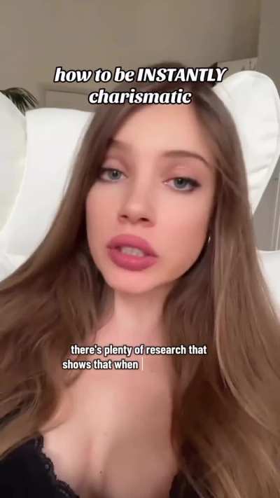 ings that charismatic people do..