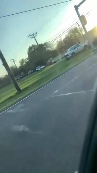 Guy crashes into house