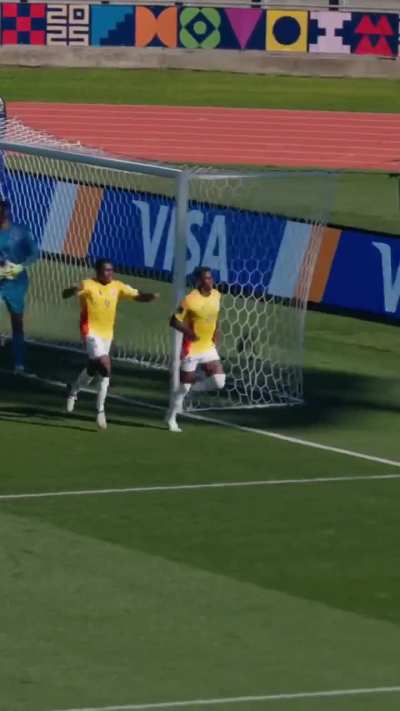 Golaço da Colômbia sub 20 no final de semana