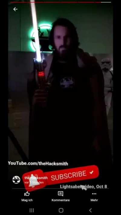 Lightsaber from the Hacksmith
