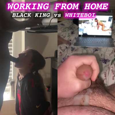 How often have you gooned to BBC porn during your lunch break, on a second monitor during a boring Teams meeting or any other time you were supposed to be working?