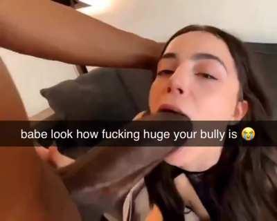 Your bully is HUGE baby..