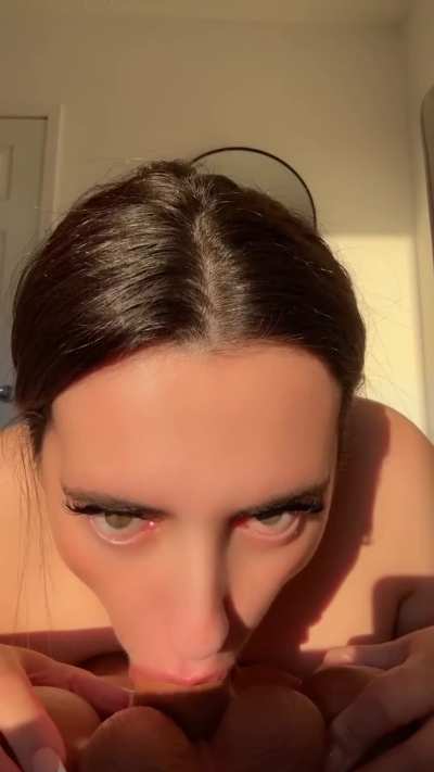 This desi girl needs a real cock to test her gag reflex ;)