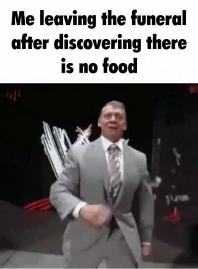 Me when special event has no food