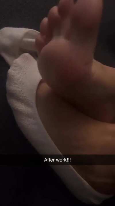 I hope you don't mind if I take them off after work