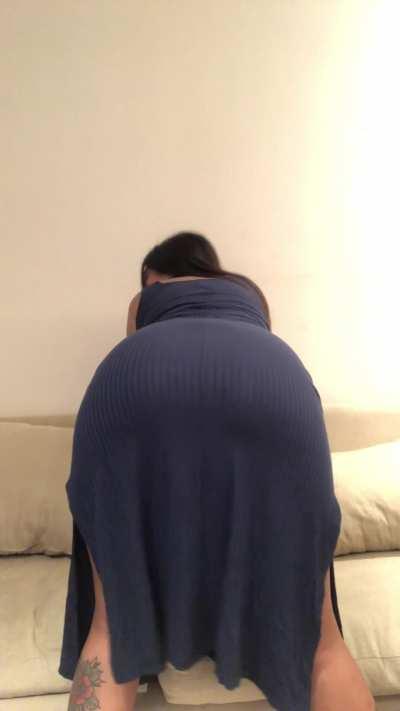 My ass bouncing and throwing pods at me. Does that turn you on?