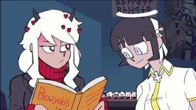 What do she be reading tho?