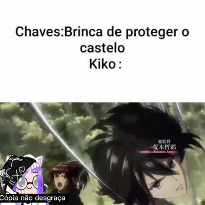 Fiz meu próprio meme do Kiko(a marca d'água foi eu mesma que fiz)