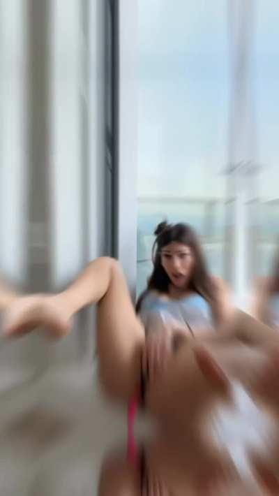 would you lift my skirt up for me 💖and play with my 🍆? 😈