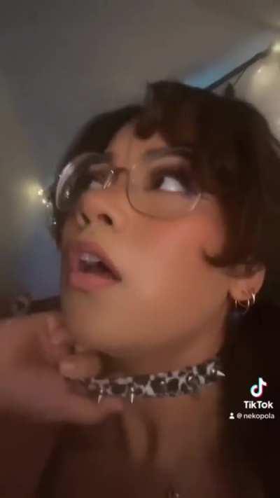 Pull her on a leash?