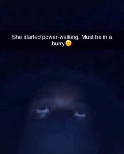 Gotta be sure she gets home safely